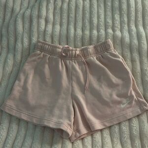 Nike Women's Soft Pink Athletic Shorts